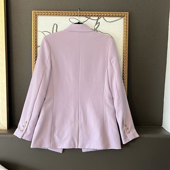 COPY - Lilac Mock Horn Double Breasted Blazer RELAXED FIT SO Size Medium MSRP $… - Picture 6 of 6